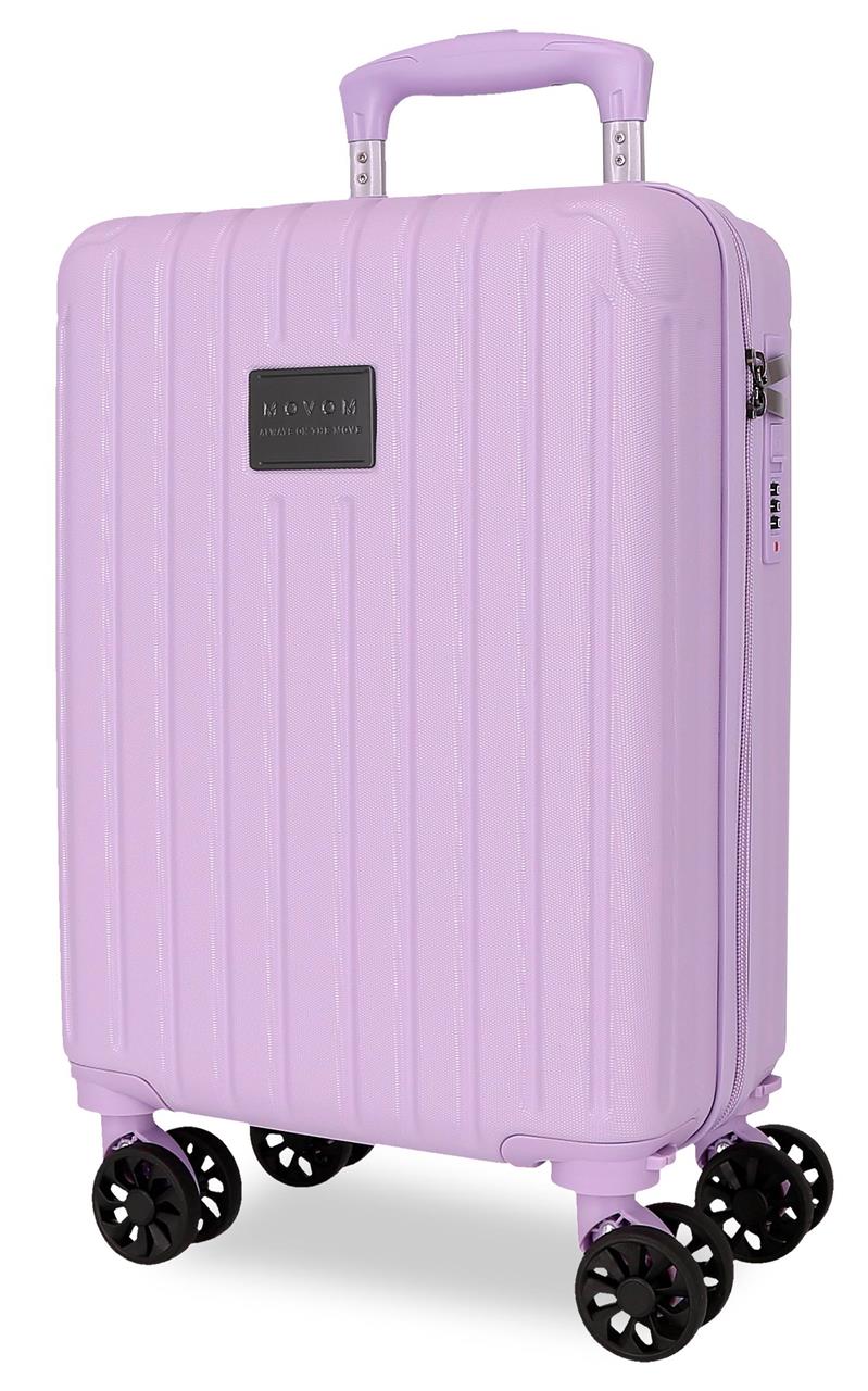 5556326 TROLLEY ABS 40CM. 4Ruedas EXTRAIBLES. MOVOM TIMBER LILA