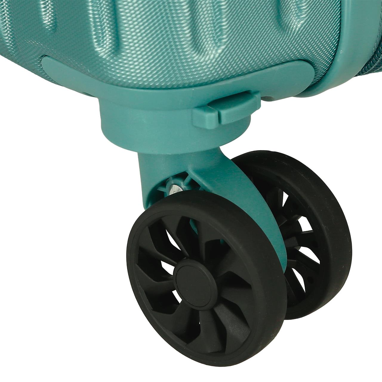5558623 TROLLEY ABS 55CM. C/EXP. 4R. MOVOM TURQUOISE HOUT