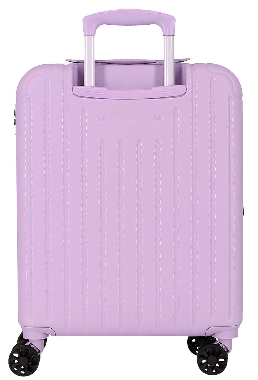 5558626 TROLLEY ABS 55CM. C/EXP. 4R. MOVOM LILAC TIMBER