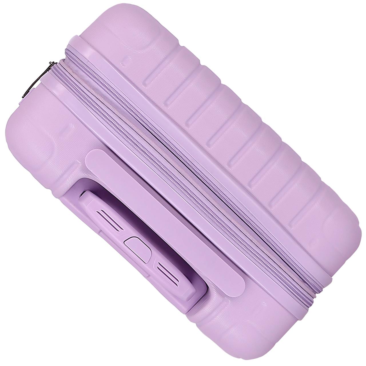 5558626 TROLLEY ABS 55CM. C/EXP. 4R. MOVOM LILAC TIMBER