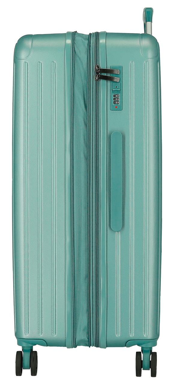 5559223 TROLLEY ABS 68CM. C/EXP. 4R. MOVOM TIMBER TURQUESA