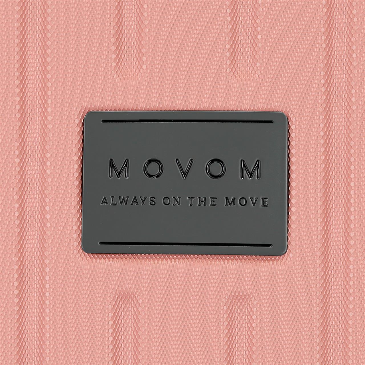 5559224 TROLLEY ABS 68CM. C/EXP. 4R. MOVOM TIMBER NUDE