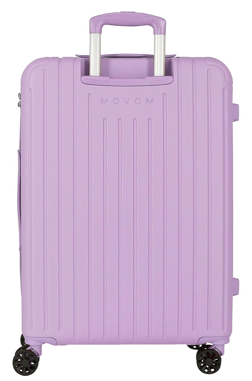 5559226 TROLLEY ABS 68CM. C/EXP. 4R. MOVOM TIMBER LILA