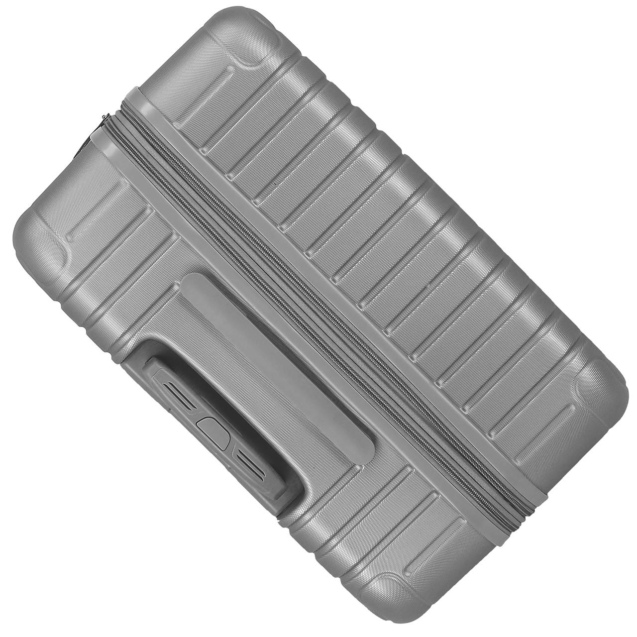 5559322 TROLLEY ABS 78CM. C/EXP. 4R. MOVOM ZILVEREN HOUT