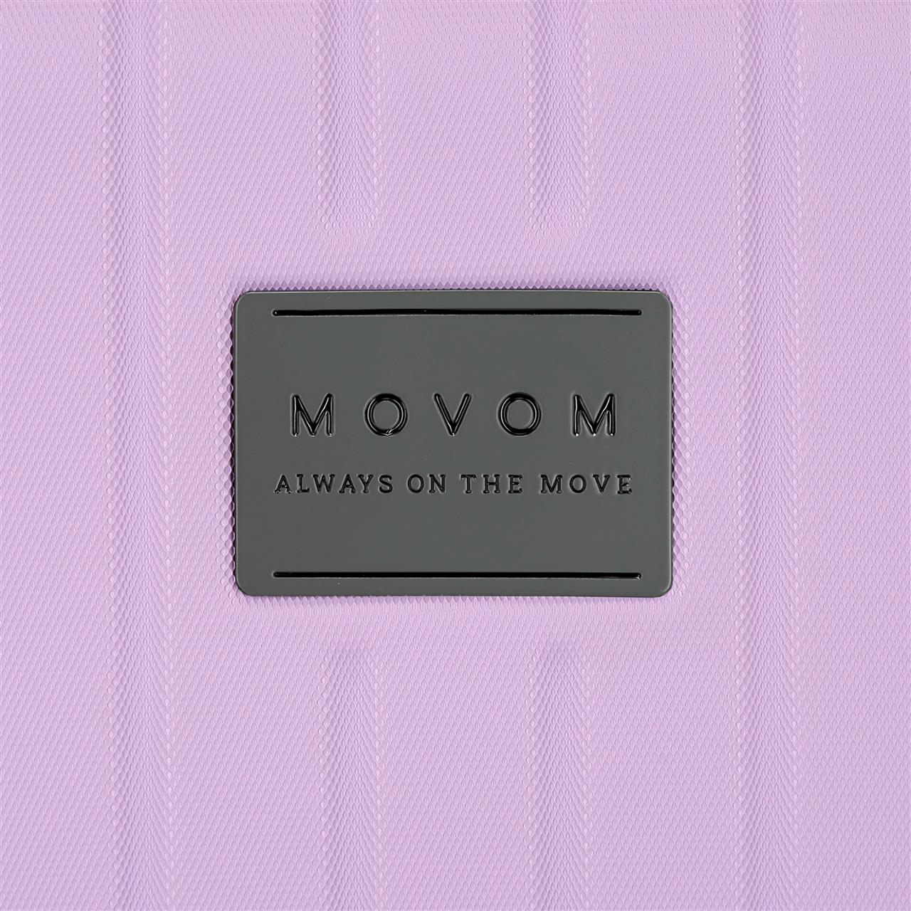 5559326 TROLLEY ABS 78CM. C/EXP. 4R. MOVOM LILAC TIMBER