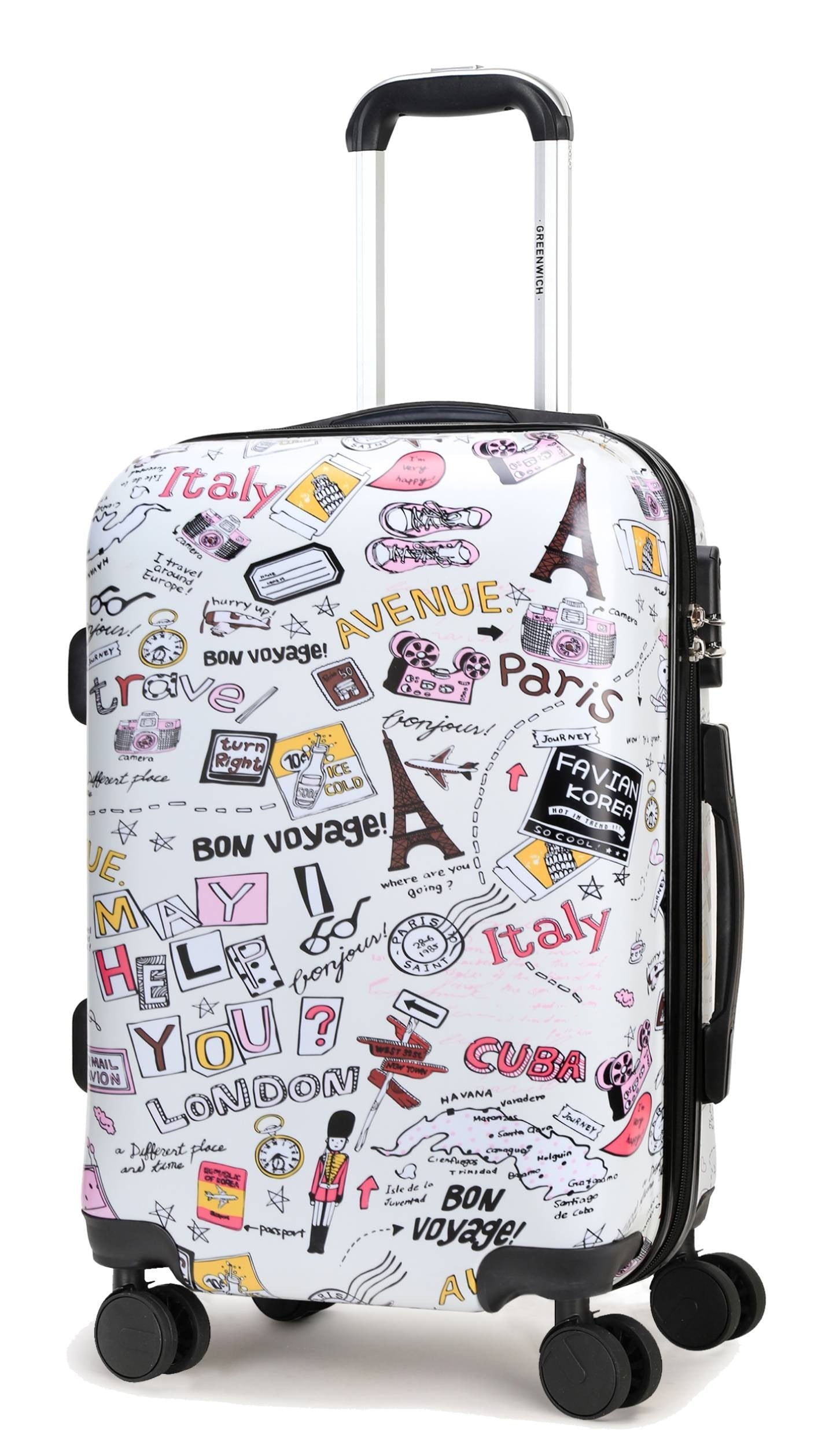 Koffer mit Neceser MARACAIBO Greenwich