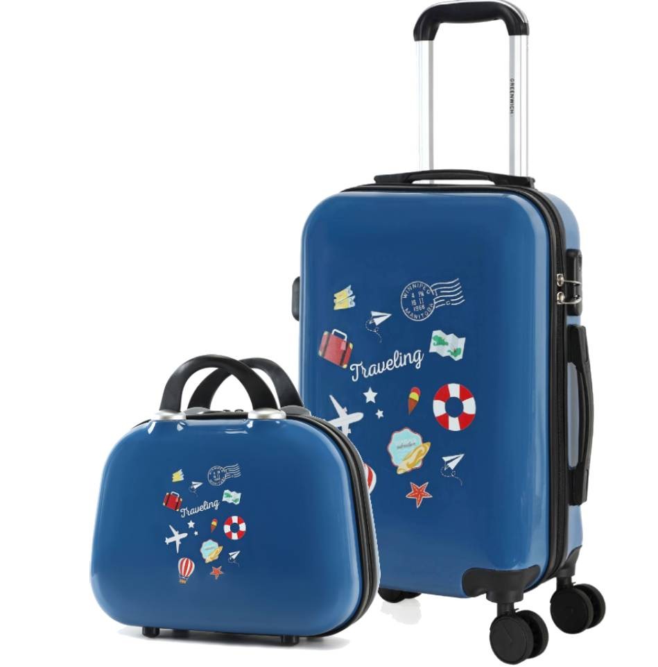 Kleines Koffer -Set und Neceser TRAVELING von Greenwich