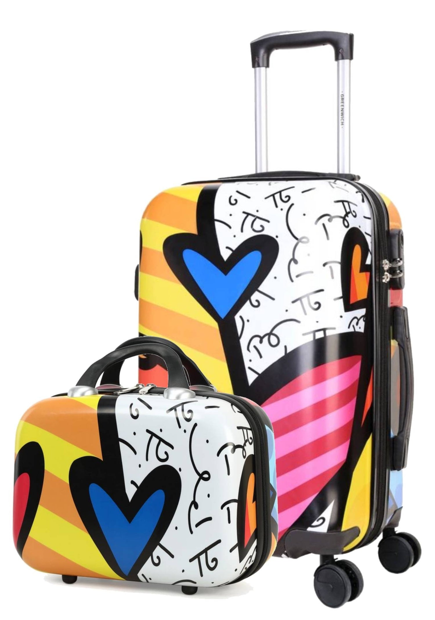 Pequeno jogo de mala Zurich spinner 4 Rodas + Neceser