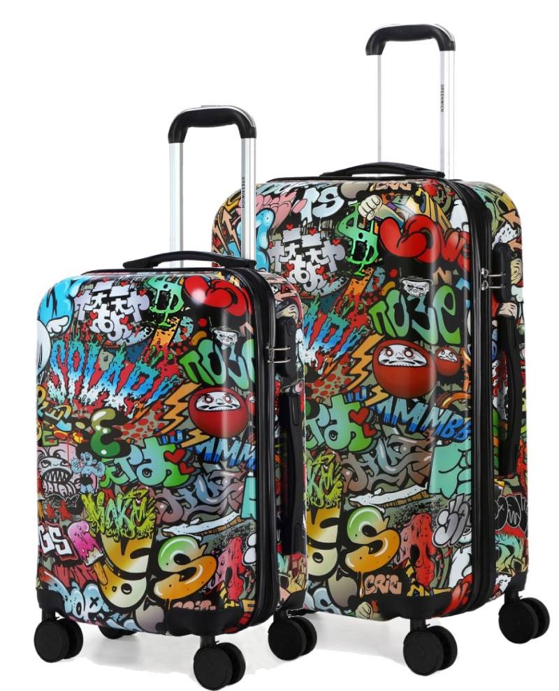 Jeu de deux valises moyennes et petites COMIC de Greenwich