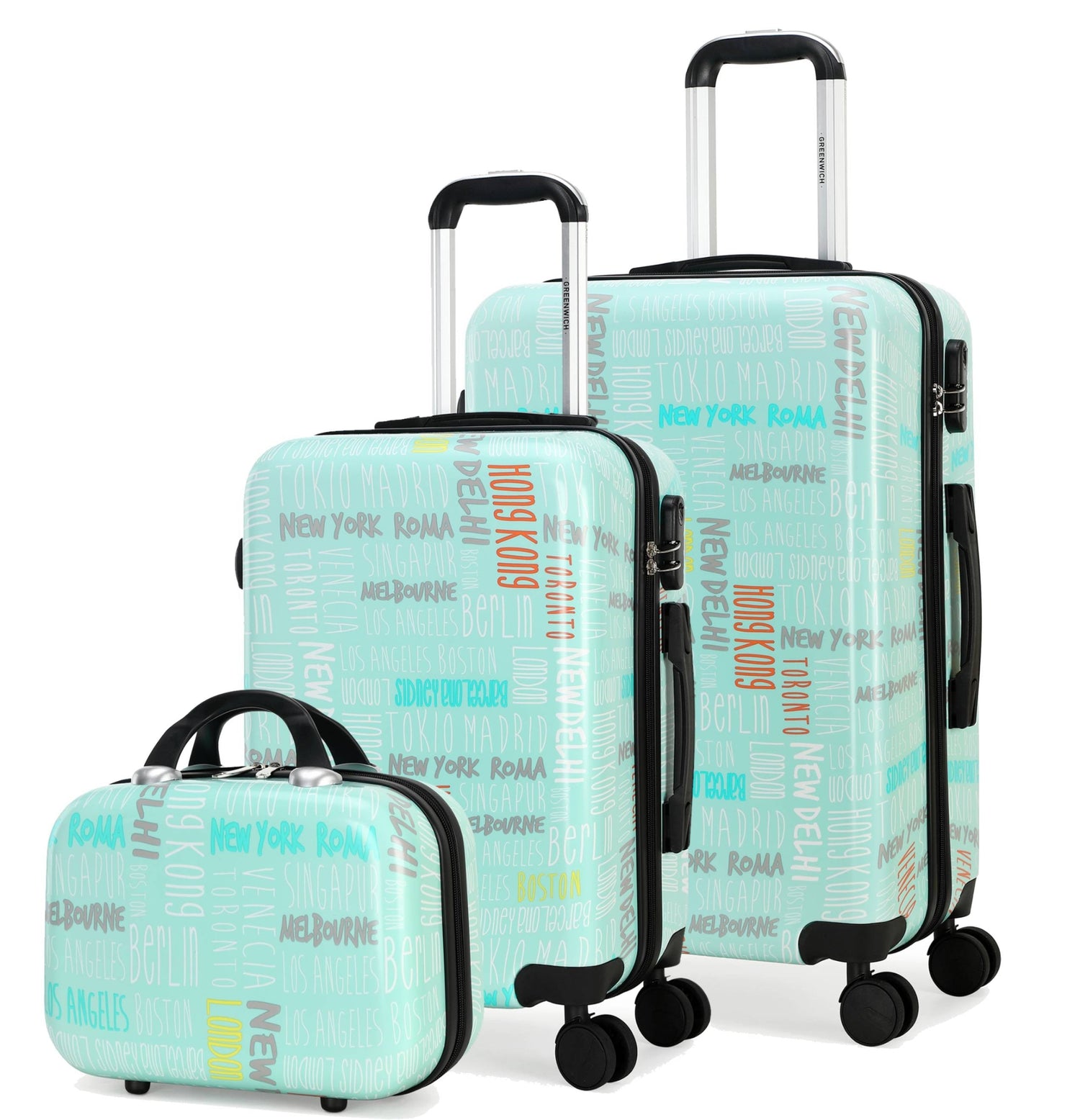 Set de malas BERLIN Mediana+cabine+Neceser de Greenwich