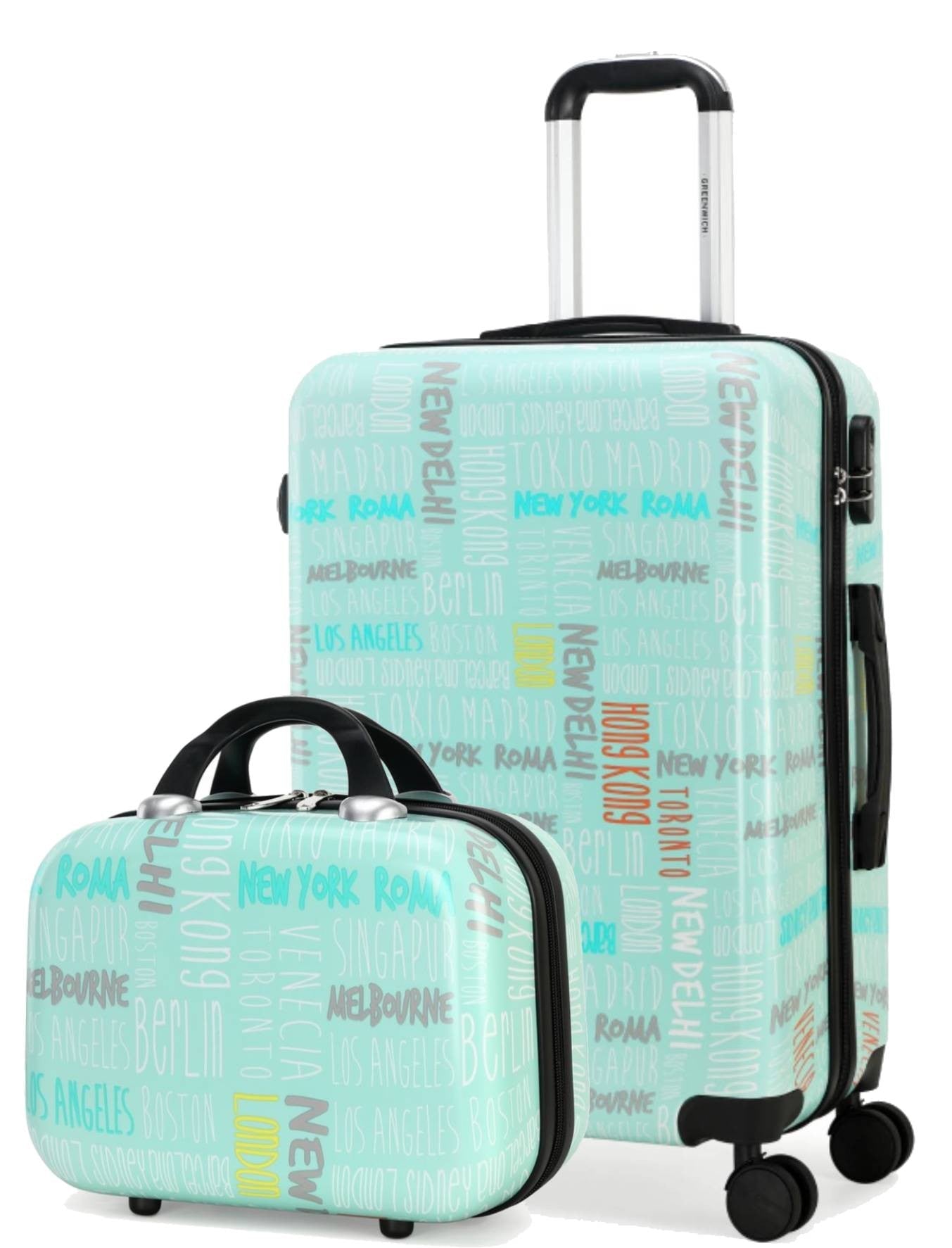 Game di valigia mediana + Neceser BERLIN Di Greenwich
