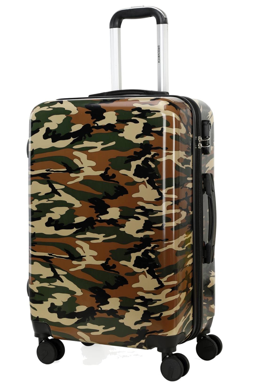 GREENWICH Valise de voyage de camouflage moyen 65CM