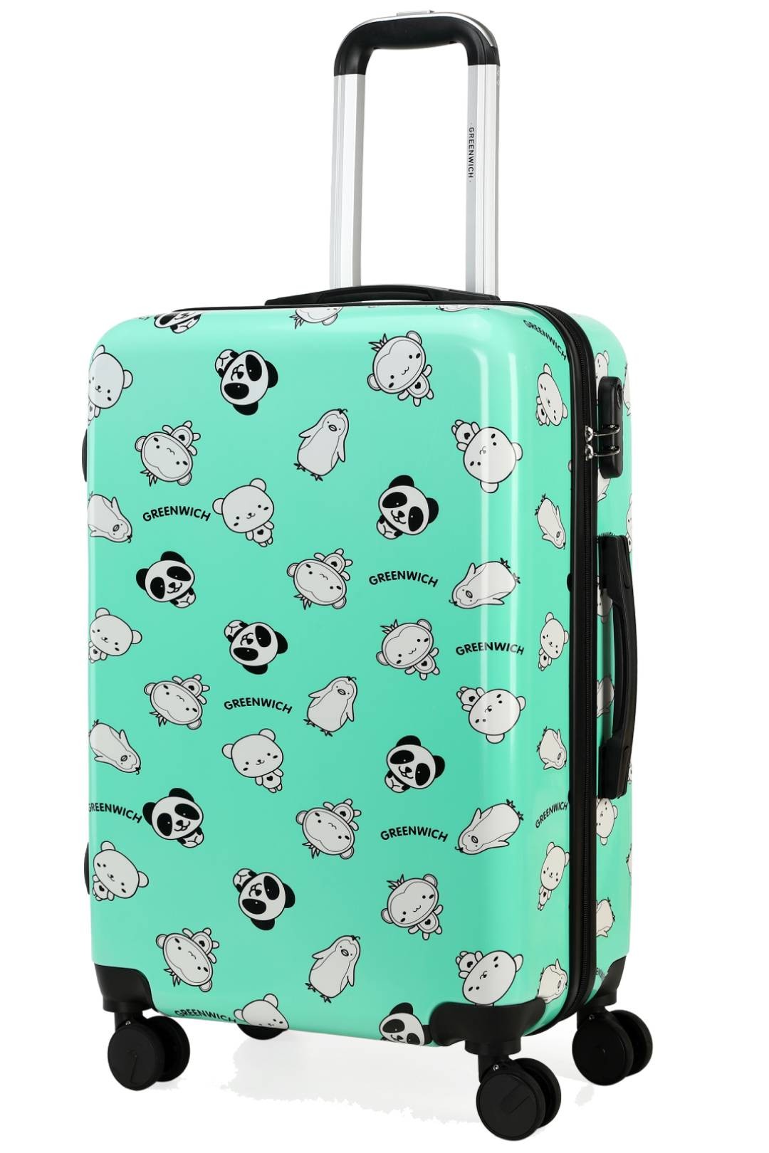 GREENWICH Valise de voyage moyen ANIMALS 65CM