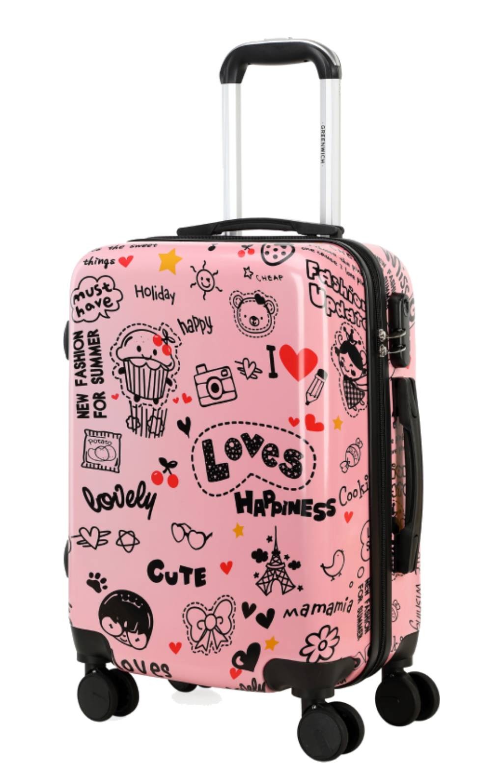 GREENWICH Petite valise de voyage LOVES 55CM
