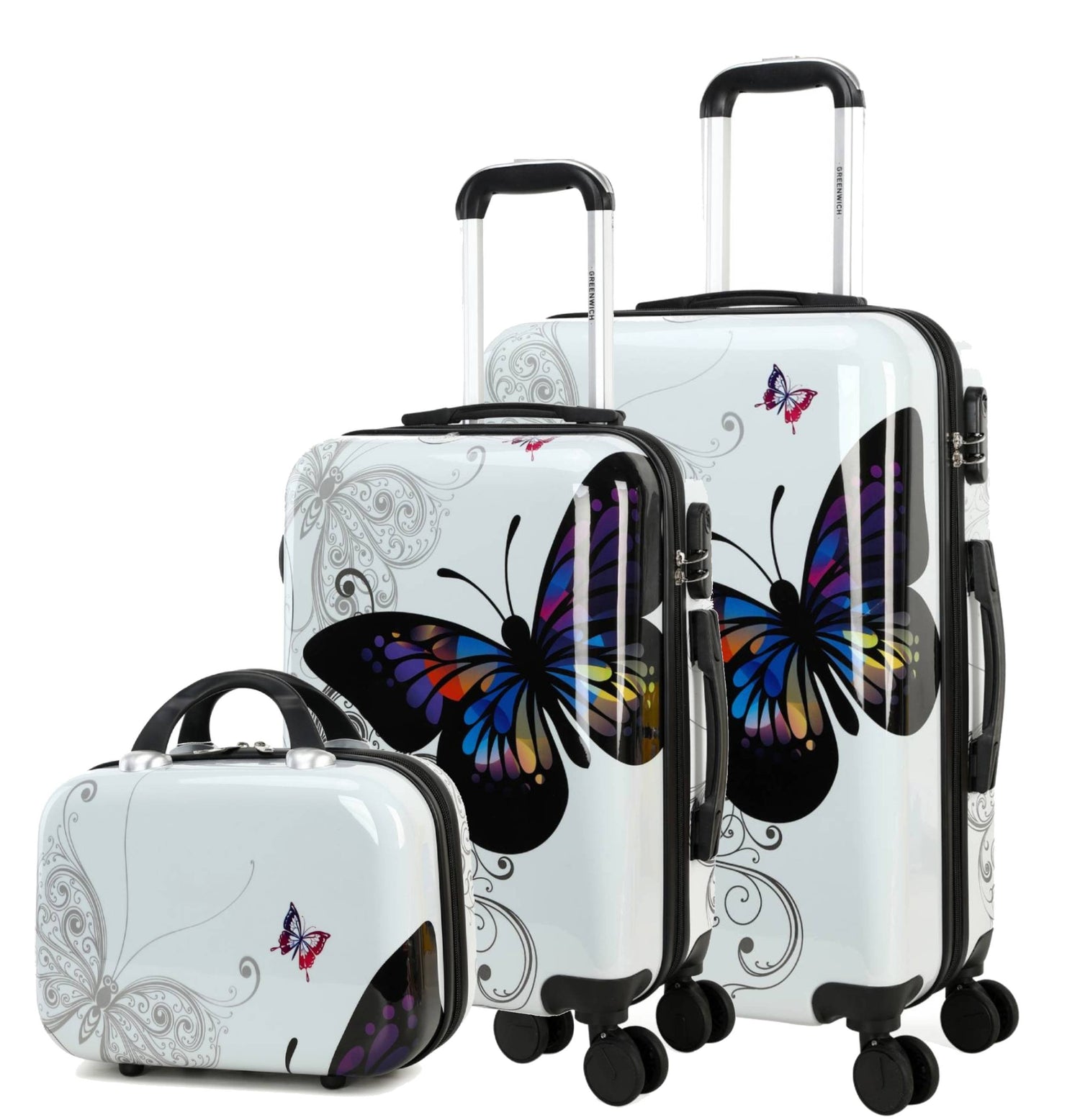 Game of two median suitcases + small + Neceser VIENA