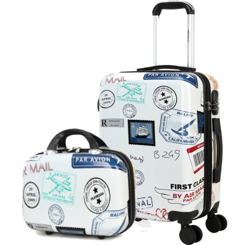 Pack Zag Sair spaargeld met Neceser STAMP van GREENWICH