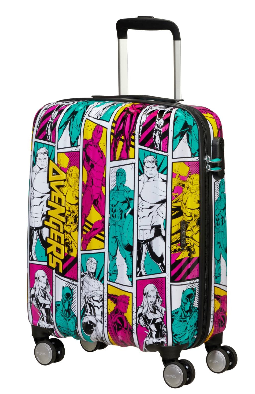 AMERICAN TOURISTER Cabinekoffer AVENGERS MARVEL POP ART 55CM