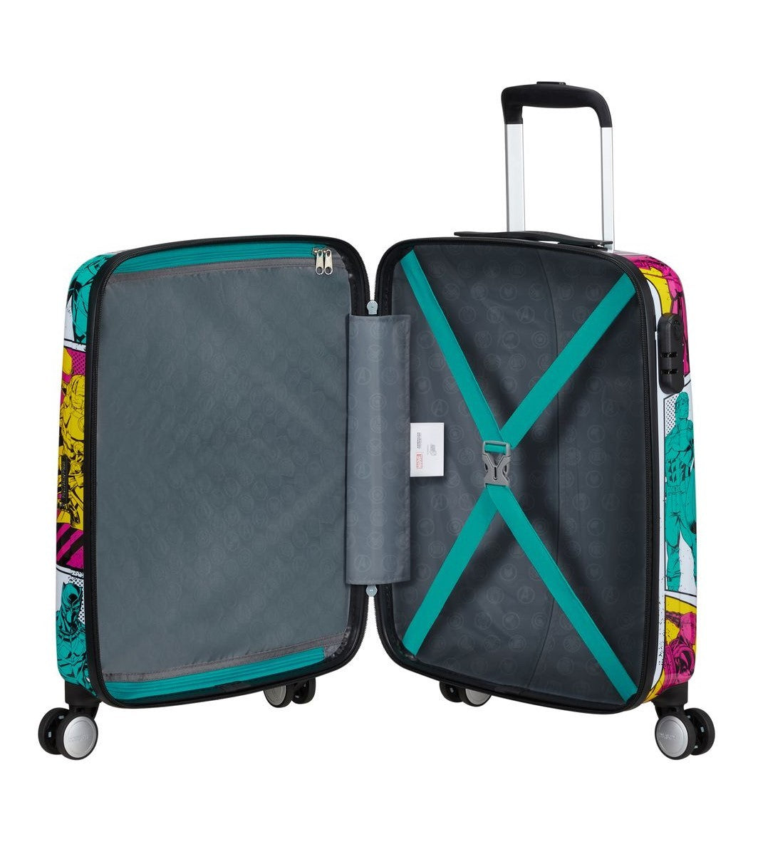 AMERICAN TOURISTER Cabinekoffer AVENGERS MARVEL POP ART 55CM