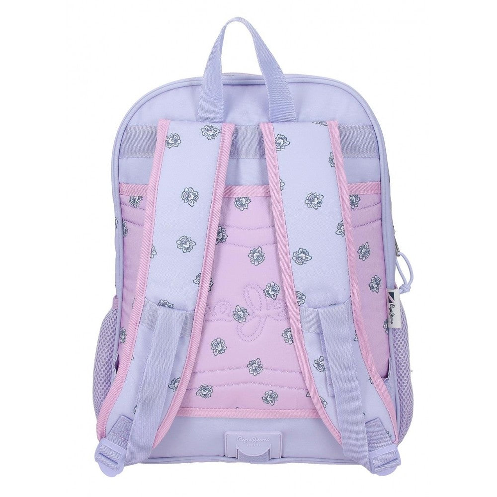 Schul -Rucksack Pepe Jeans Becca Zwei Fächer 40 cm anpassbar an das Auto