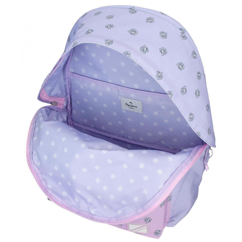 Computer holder backpack Pepe Jeans Becca Two 44 cm compartments with car