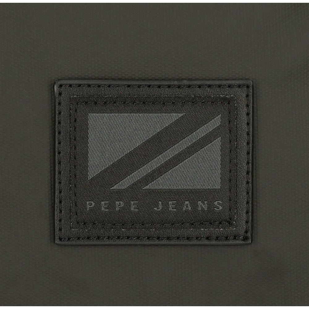 Tietokoneen pidike reppu Pepe Jeans Hoxton kolme mustaa osastoa