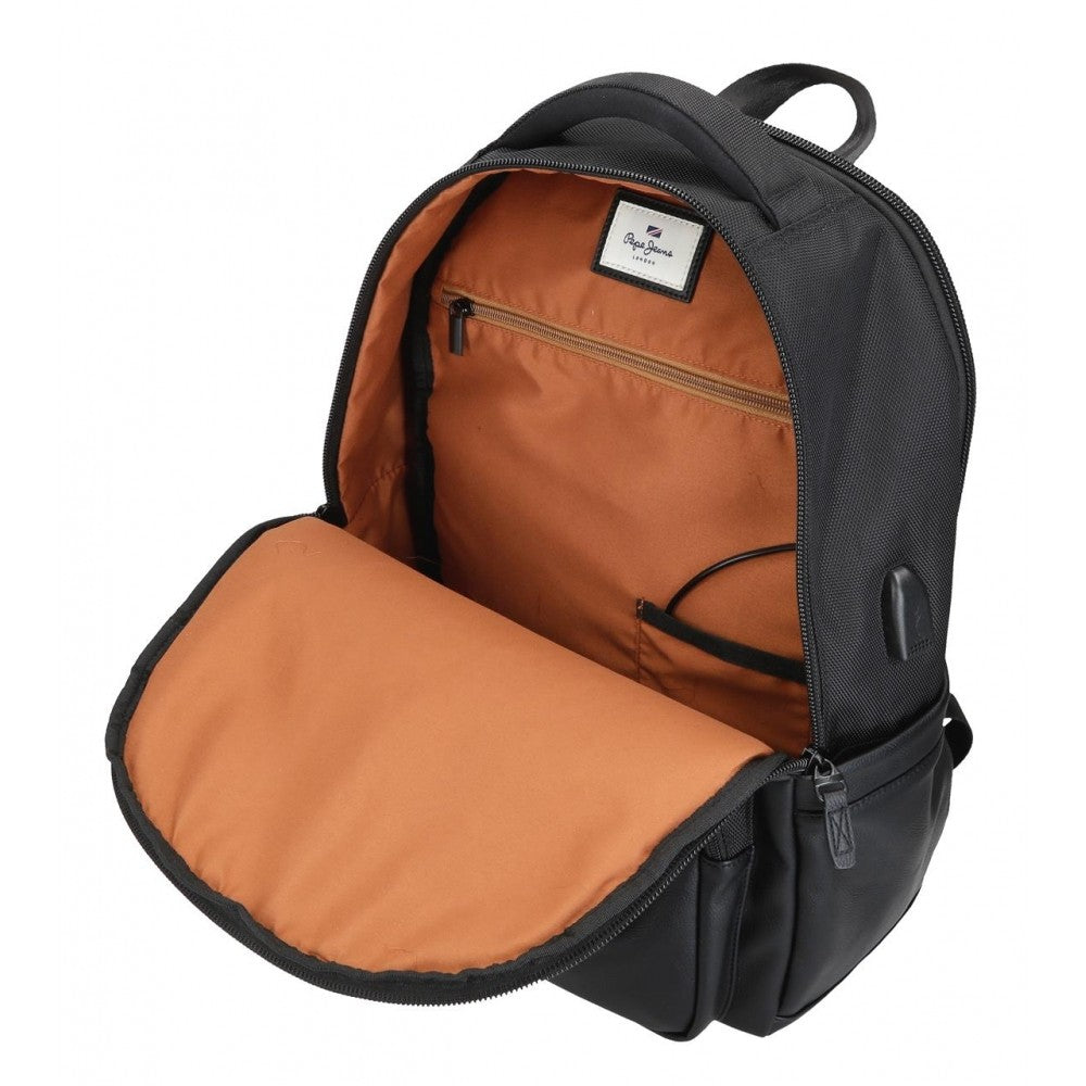 Anpassungsfähiger Rucksackcomputer und Tablet Pepe Jeans Egham zwei Fächer