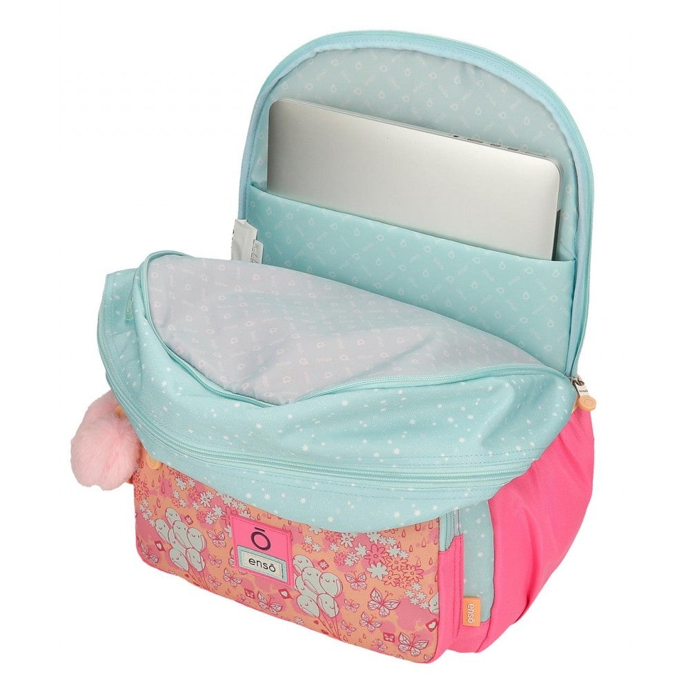 Computerhalter -Rucksack Enso Ballons zwei Fächer