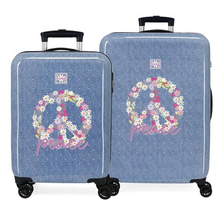 Set van koffers Roll Road Peace 55 - 68 cm