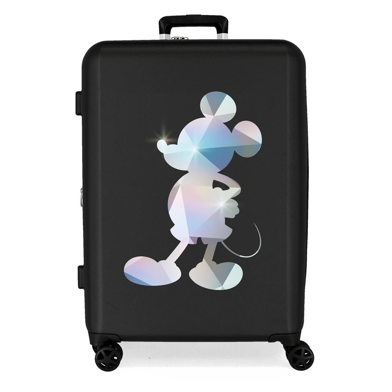 Rigide mediane koffer Disney 100 Mickey Silver 70 cm