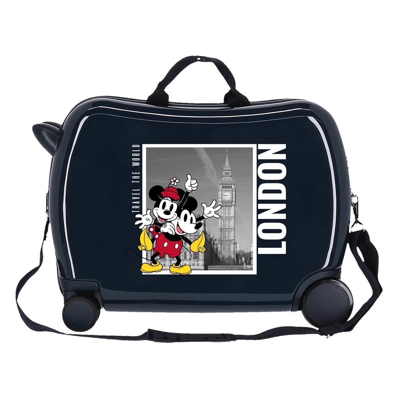 Mickey og Minnie London Child Maleta 2 Multidirektionelle hjul