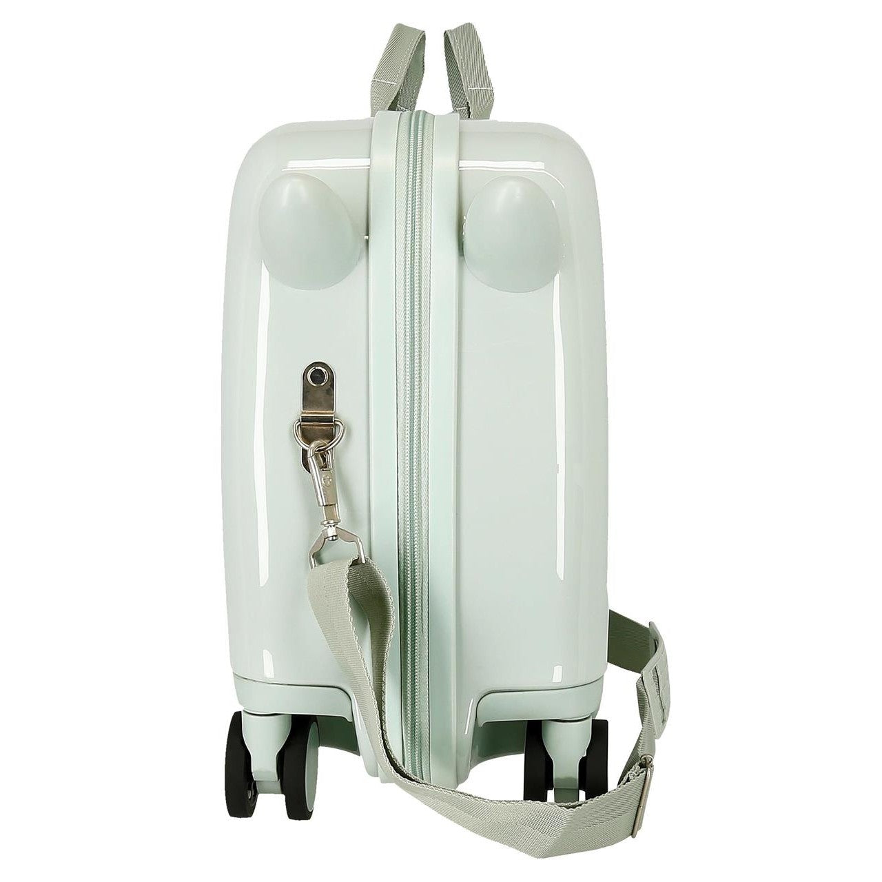 Children's suitcase MINNIE NATURE 2 multidirectional wheels mint green