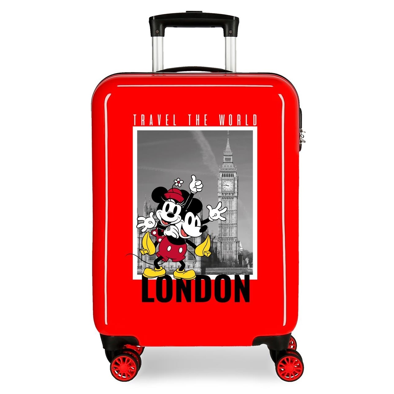 Cabin suitcase Rigid MICKEY Y MINNIE LONDRES 55 CM