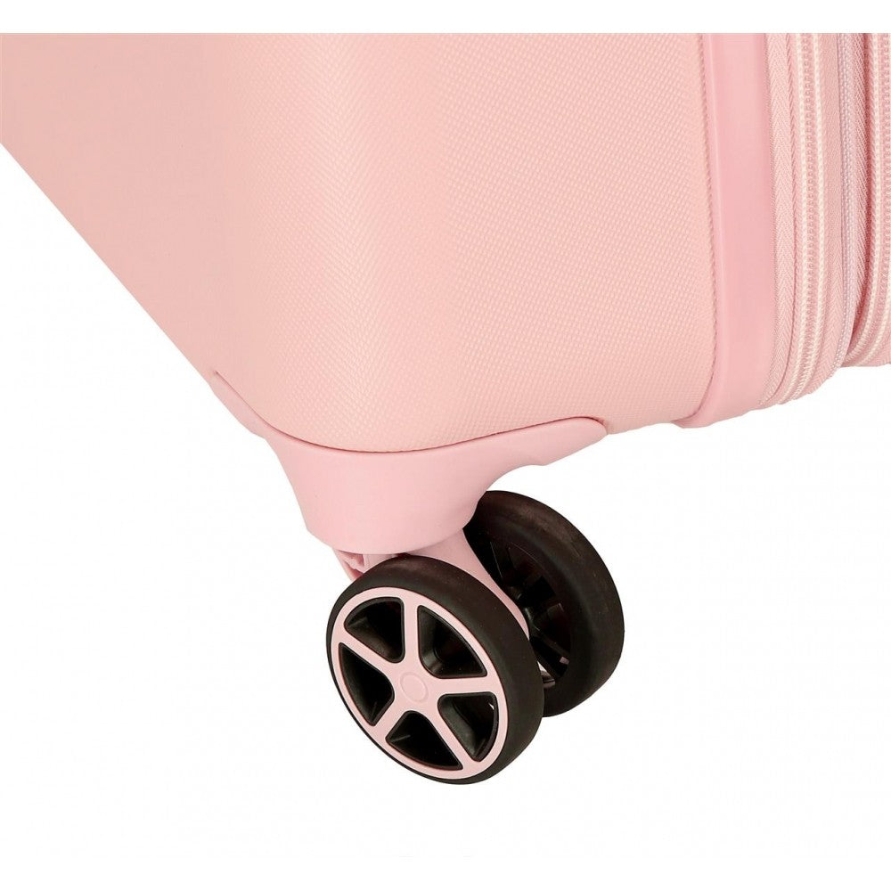 Valigia da cabina rigido Disney MINNIE HEART 55cm Nude