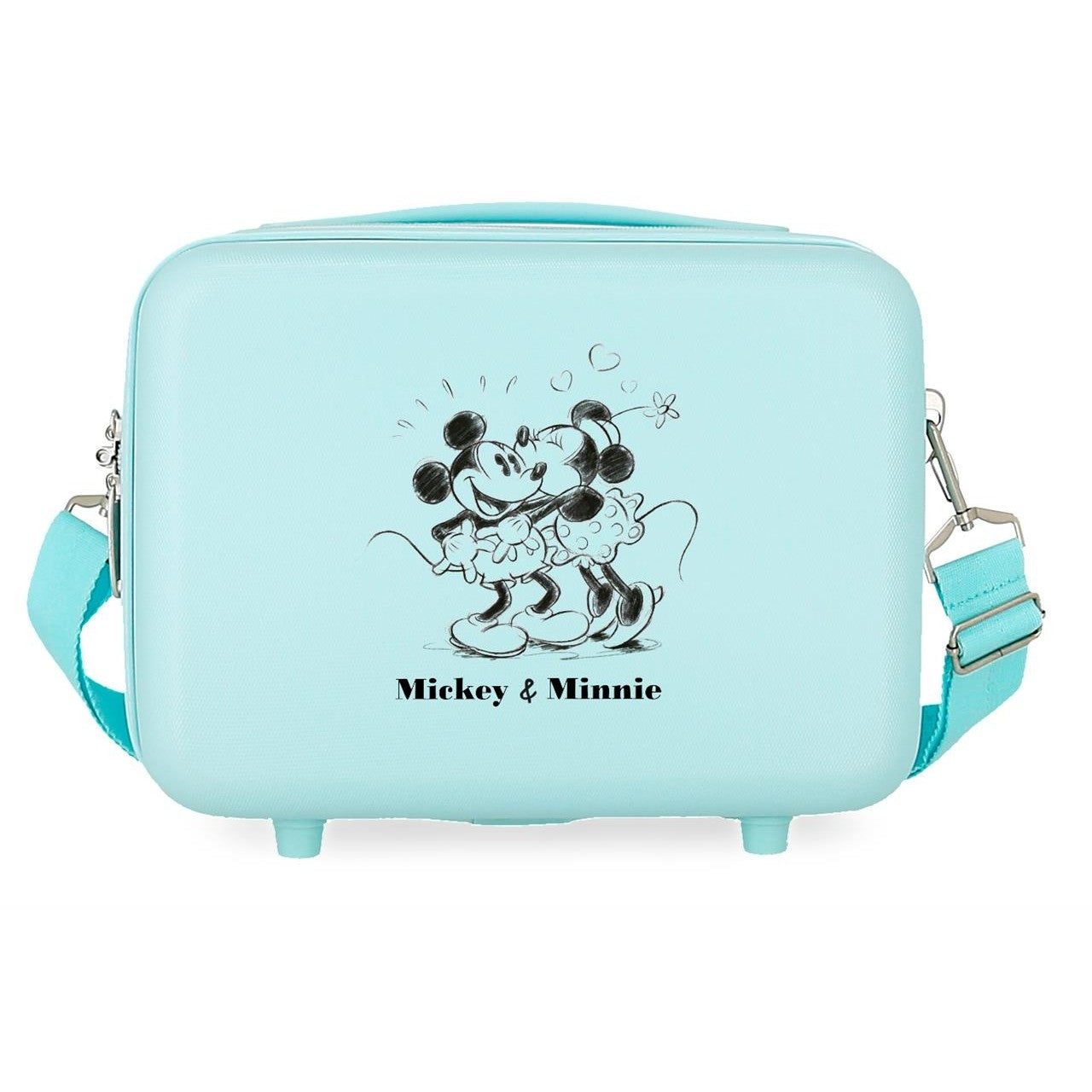 Bag Disney Mickey & Minnie Kisses Adaptable Turquoise