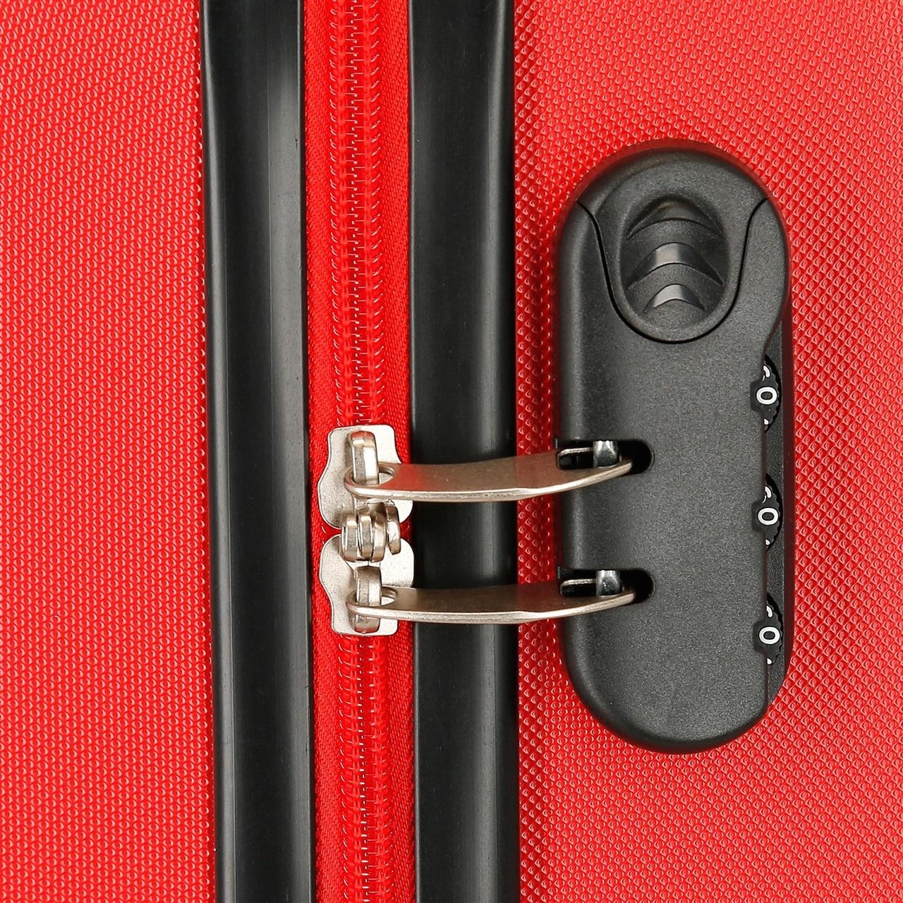 Cabin suitcase rigid Disney STREET SPRAY 55 CM RED