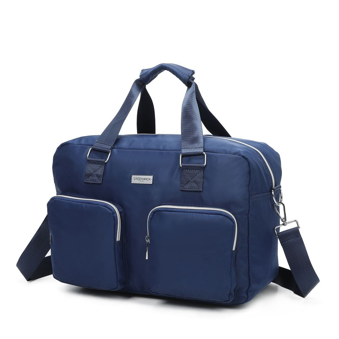 SET DE GREENWICH Mala de cabine EXTENSIBLE BUDAPEST E BOLSA VIAGEM BUFON Marinho