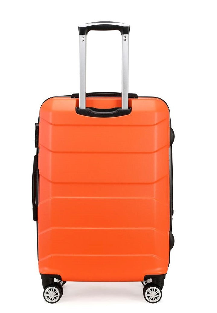 SET DE GREENWICH Valise cabine EXTENSIBLE BUDAPEST ET BOLSA VOYAGE BUFON Orange