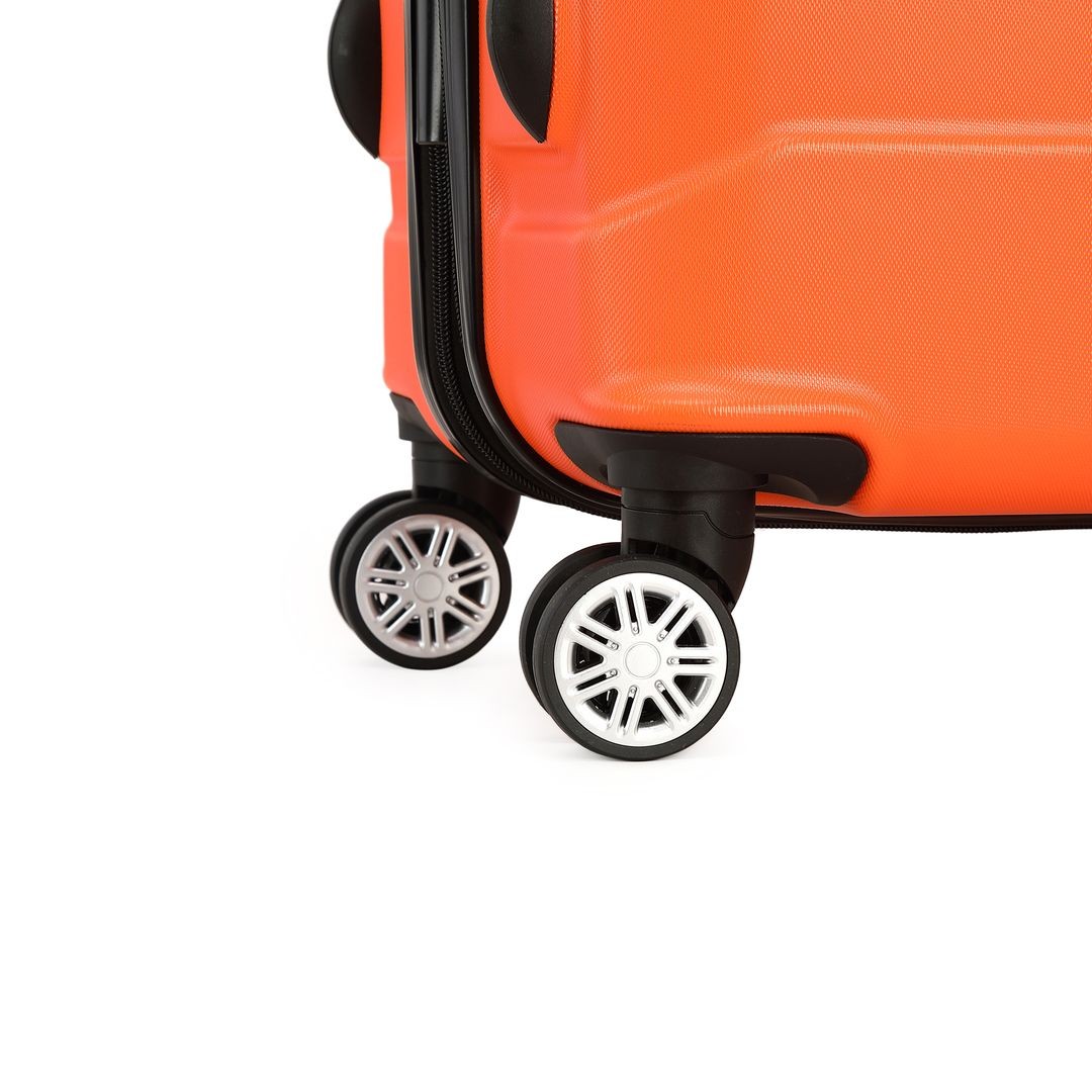 SET DE GREENWICH Valise cabine EXTENSIBLE BUDAPEST ET BOLSA VOYAGE BUFON Orange