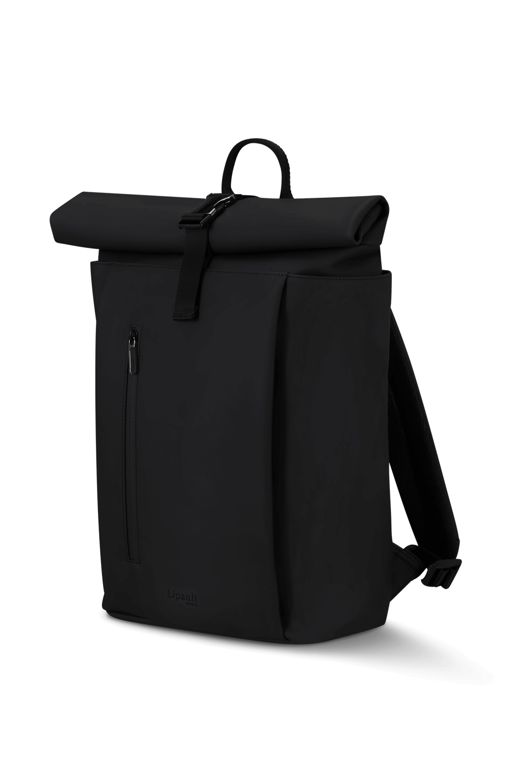 LIPAULT backpack rolltop 15,6" LOST IN BERLIN - Black