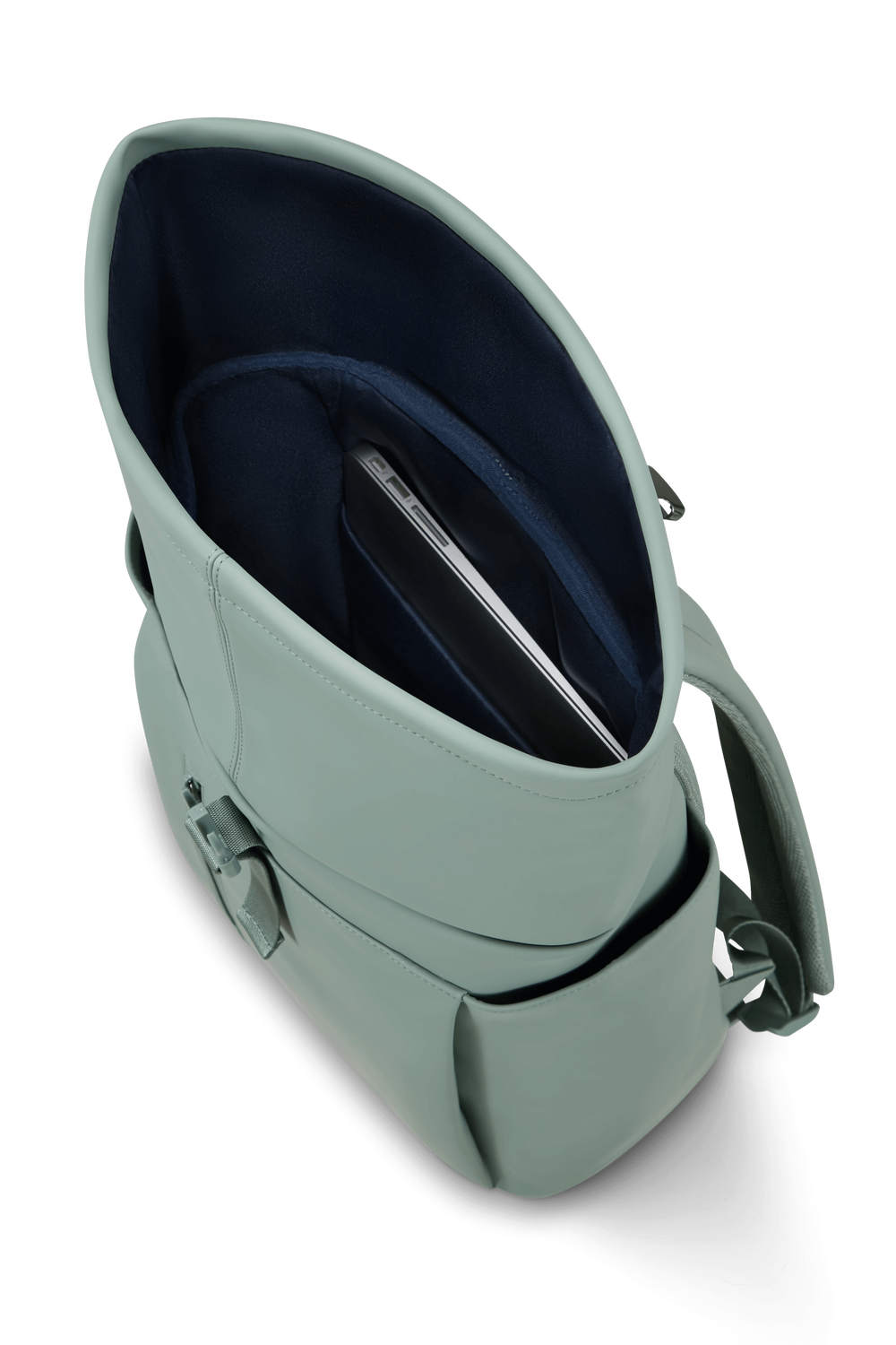 LIPAULT reppu rolltop 15,6" LOST IN BERLIN - Joogavihreä