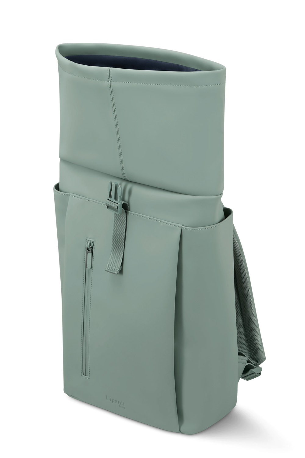 LIPAULT reppu rolltop 15,6" LOST IN BERLIN - Joogavihreä