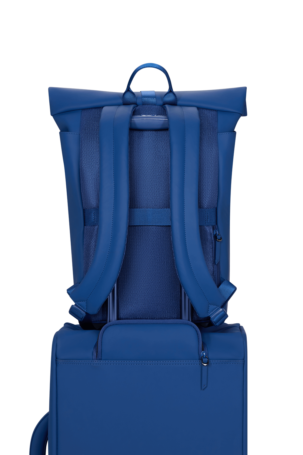 LIPAULT backpack rolltop 15,6" LOST IN BERLIN - Blue me away