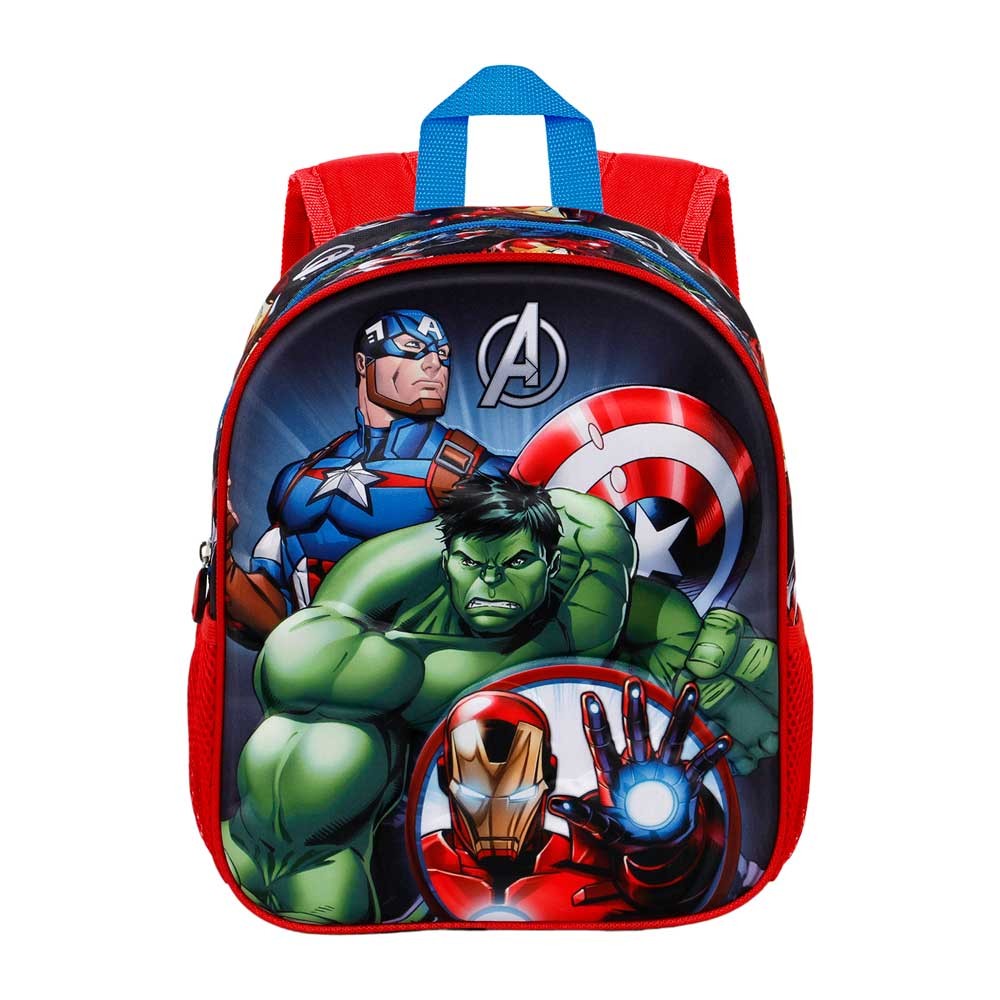 Kleine persrugzak 3D Multicolor the Avengers Superhero