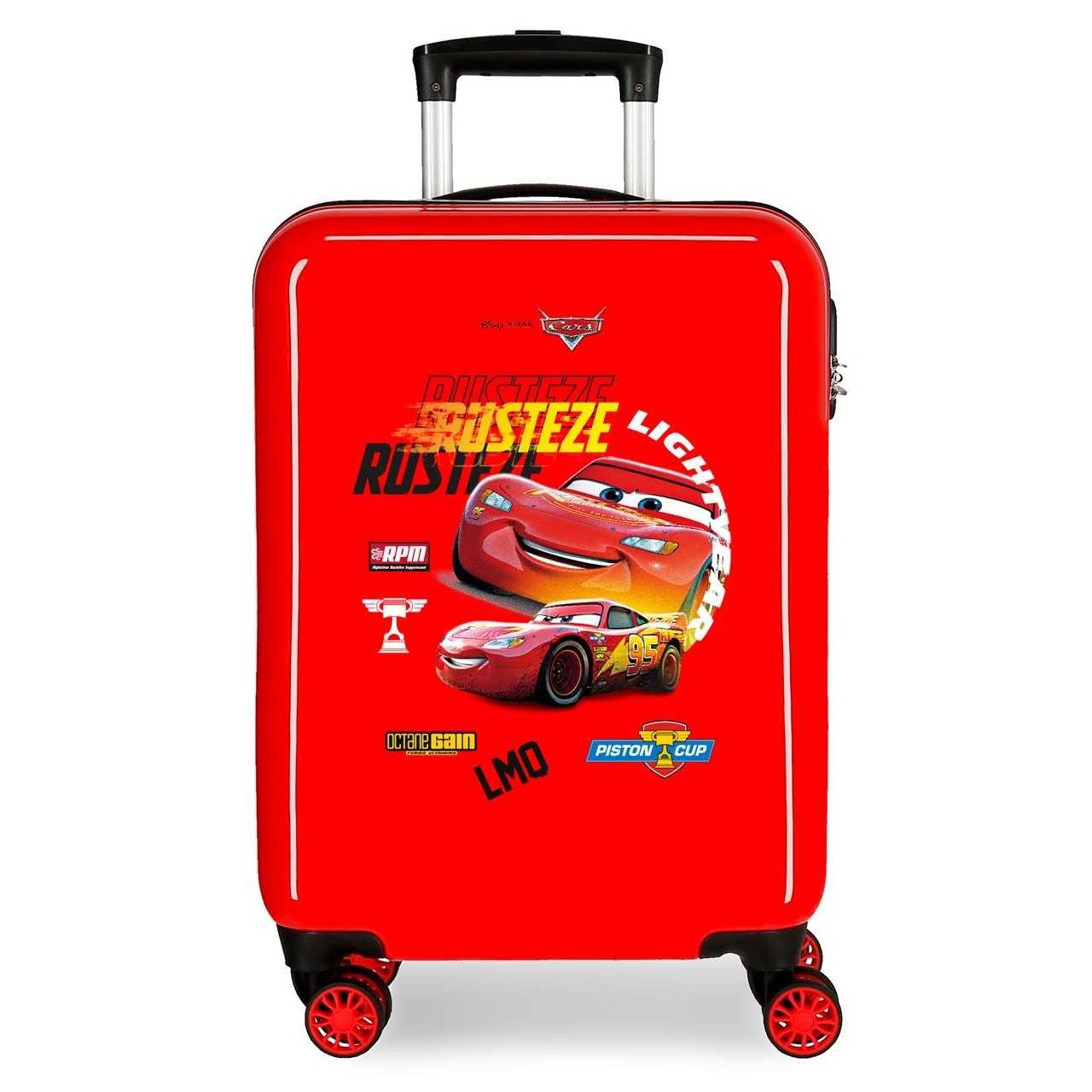 Valise cabine Rigide 55CM CARS RUSTEZE LIGHTYEAR ROUGE