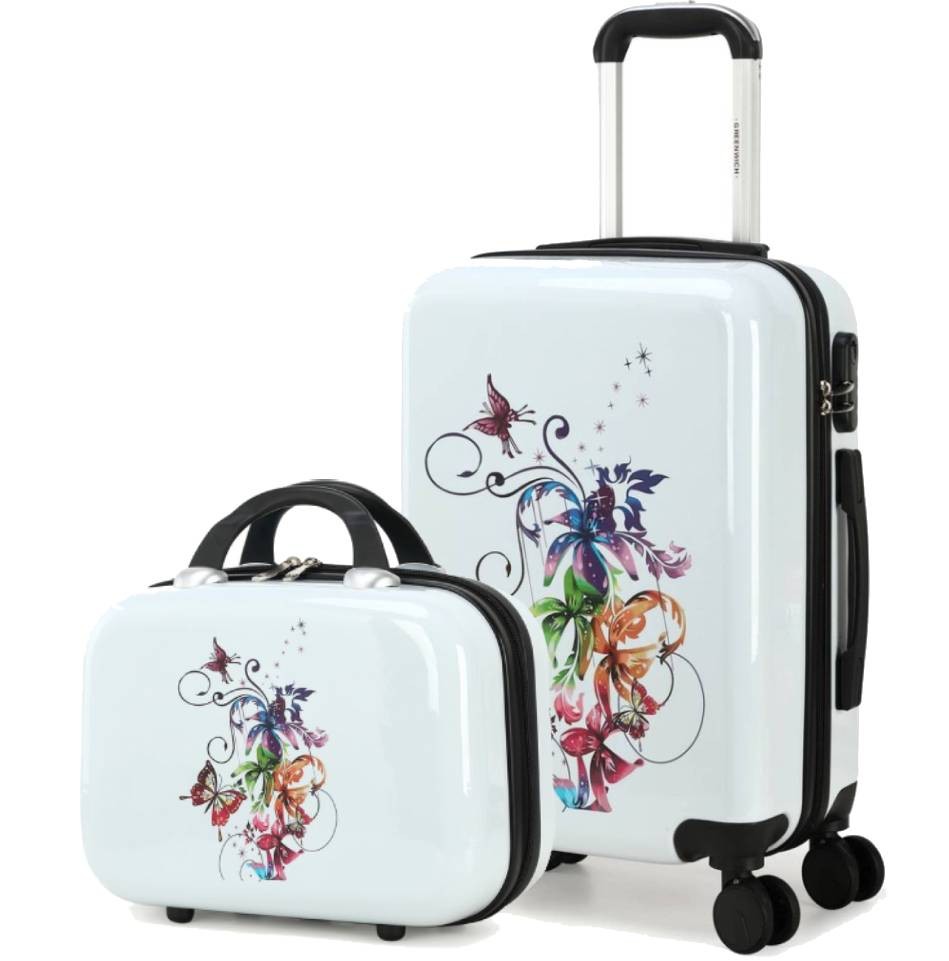 Greenwich Spiel von Kabinenkoffer + Neceser Edimburgo