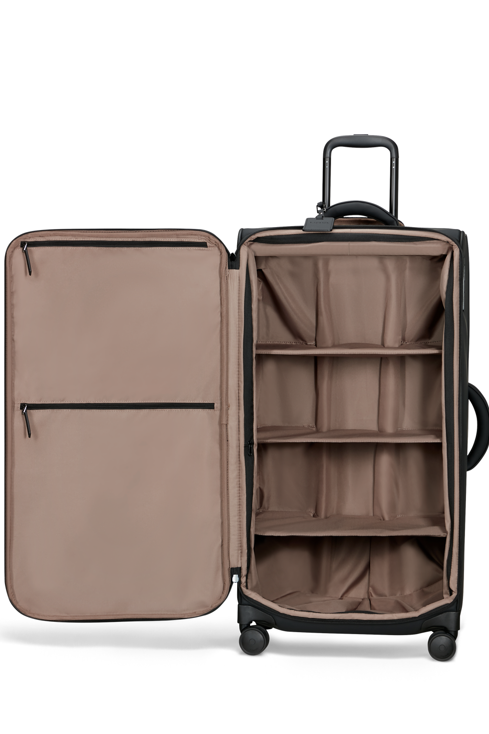 LIPAULT maleta trunk 79cm LOST IN BERLIN - Black