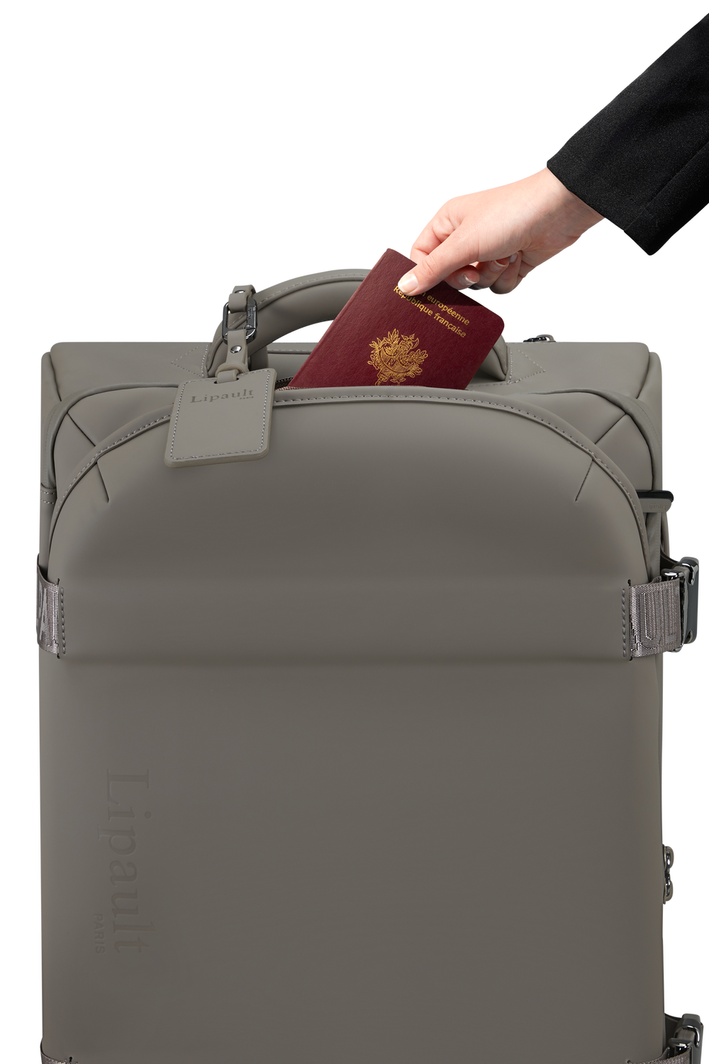 LIPAULT bolsa de viaje con ruedas Exile 55cm LOST IN BERLIN - Ash stone