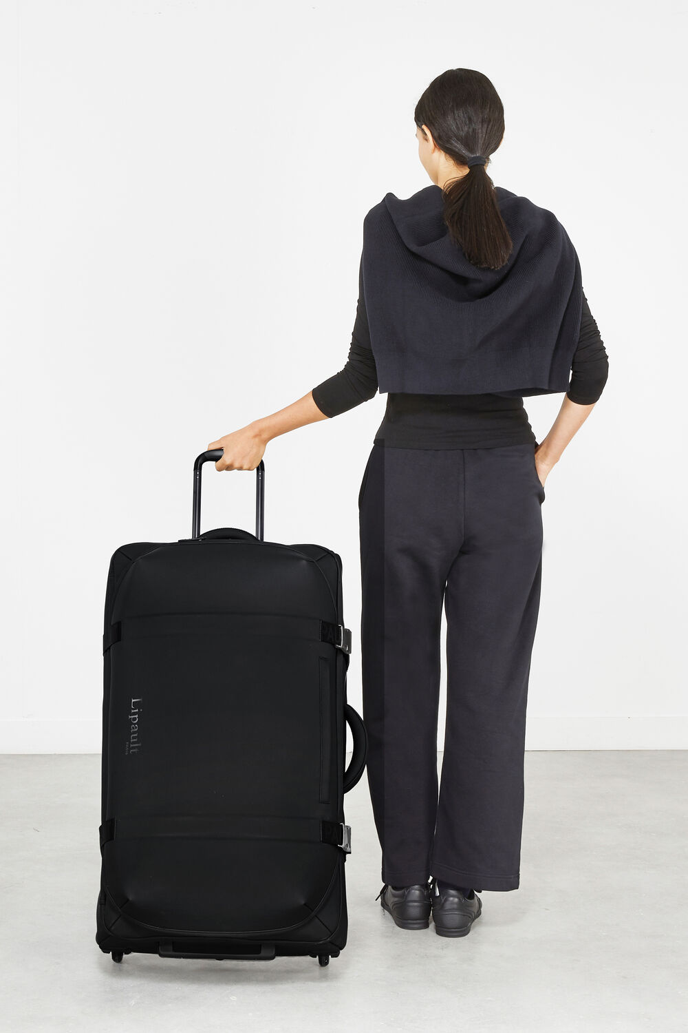LIPAULT bolsa matkustaa pyörillä Exile 81cm LOST IN BERLIN - Black