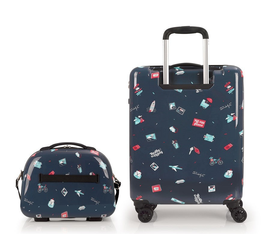 PLANS MR. WONDERFUL Jogo de Mala de cabine e Neceser