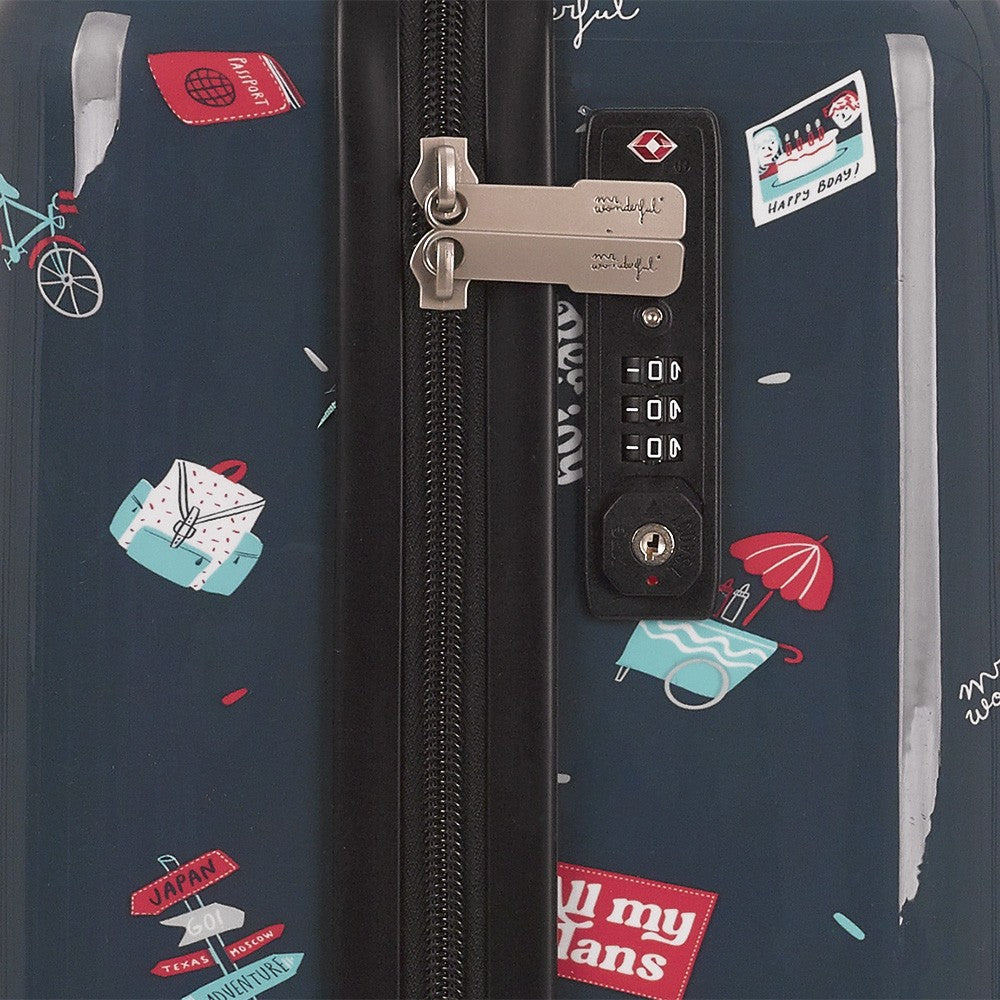 PLANS MR. WONDERFUL Jogo de Mala de cabine e Neceser